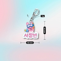 Porte-clés en acrylique Kpop Stray Kids avec pendentif pour sac, personnages Hwang Hyun, Chen, Lee Yong Bok, DOIT, Han Zhi Cheng