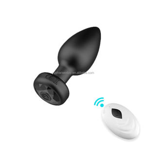 Silikon Flexible Wireless Fernbedienung Butt <span class=keywords><strong>Anal</strong></span> Plug Vibrator Sexspielzeug für Erwachsene für Männer Frauen Unisex - Product Image 4