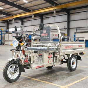 Triciclo eléctrico <span class=keywords><strong>de</strong></span> cuerpo abierto <span class=keywords><strong>de</strong></span> 1,5 m con motor <span class=keywords><strong>de</strong></span> 60V, freno <span class=keywords><strong>de</strong></span> tambor <span class=keywords><strong>de</strong></span> conducción <span class=keywords><strong>de</strong></span> 60V y material <span class=keywords><strong>de</strong></span> acero inoxidable para uso <span class=keywords><strong>de</strong></span> carga y pasajeros - Product Image 1