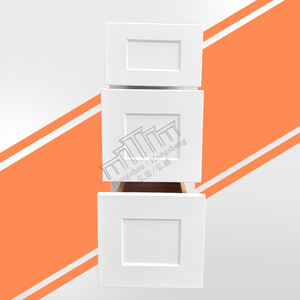 USA costruzione bagno rimodellamento 12 "W X 34.5" H X 21 "D legno bagno Vanity cassettiere <span class=keywords><strong>Base</strong></span> mobile consegna rapida in magazzino - Product Image 2