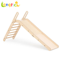 Structure d'escalade Montessori créative et pliable avec toboggan et échelle, ensemble de jeu multifonctionnel pour enfants, intérieur/extérieur