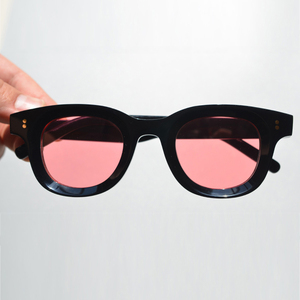 Gafas de Sol <span class=keywords><strong>Vicente</strong></span> con Lentes Rojas, Acetato, Polarizadas, Montura Completa, Marca de Lujo, Diseño Retro, Unisex, Auténticas, Protección UV - Product Image 3
