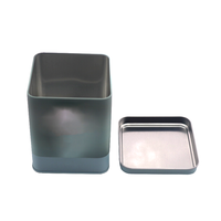 Boîte carrée en fer blanc Emballage de Noël en métal personnalisé pour gâteau Chocolat Cadeau Bonbons Biscuit Vacances Traiter Stockage En Gros