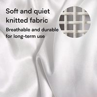 Protège-matelas imperméable AOSEN en polyester, drap-housse silencieux antidérapant, respirant, à poches profondes pour la maison et l'hôtel