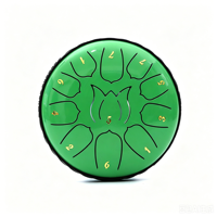 6 Inch 8 or 11 Tone Steel Tongue Drum Worry-Free Drum Lotus Steel Tongue Drum