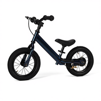 Vélo pour enfants en acier à haute teneur en carbone simple, vélo à pousser pour bébé, vélo d'équilibre pour enfants à 2 roues, roues de 12 pouces, cadre entièrement antichoc, charge de 100 kg