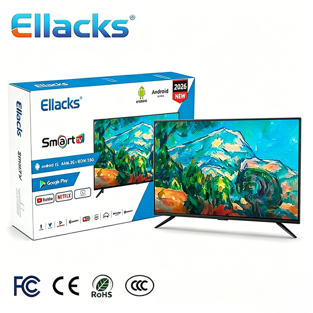 Original Chinese Factory 55 Inches QLED 4K UHD Smart TV with Android Google WebOS Wi-Fi for LED Backlight CE/FCC Certified