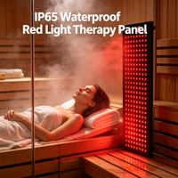 Panneau de lumière rouge étanche IP65 à succès, 630-1060nm, 200 LED, pour sauna, soulagement de la douleur et récupération, certifié CE RoHS FCC, fournisseur pour usage commercial