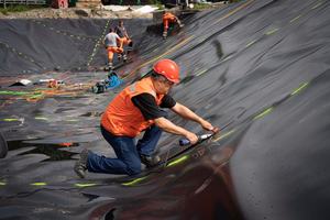 Pistola de calor de soldadura de plástico Ht1600 de aire caliente Weldy, fuente eléctrica de eficiencia energética, herramienta MANUAL de Grado Industrial, Extrusora De Geomenbrana - Product Image 2