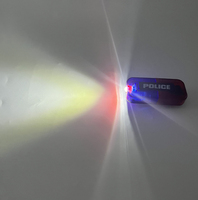 Lampe de signalisation de patrouille routière étanche IP68, rechargeable, lumière LED rouge et bleue, lampe d'épaule