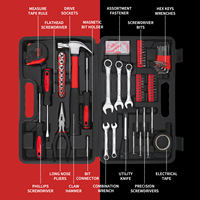 Juego de herramientas de mano profesional de 159 piezas Kit de reparación básica para caja de combinación de uso doméstico