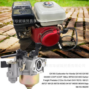 Nuevo carburador Gx160 Gx200 de 5,5 HP 17210-Ze1-517 para reemplazo, reparación, mantenimiento y reparación, juego de 9 piezas - Product Image 3