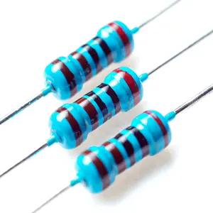 PCBA 1/4W 1/2W 1W 2W 3W 5W MF resistore a Film 1 anello metallico vendita terminatore tecnologia potenza montaggio superficiale circuito colore