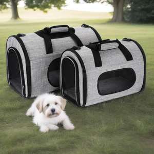 Sac <span class=keywords><strong>de</strong></span> <span class=keywords><strong>transport</strong></span> <span class=keywords><strong>pour</strong></span> animaux <span class=keywords><strong>de</strong></span> compagnie à bandoulière unique <span class=keywords><strong>de</strong></span> luxe, respirant, pratique, portable, sac à dos <span class=keywords><strong>pour</strong></span> <span class=keywords><strong>chien</strong></span> d'extérieur, <span class=keywords><strong>cage</strong></span>, tenue <span class=keywords><strong>pour</strong></span> poils raides - Product Image 3