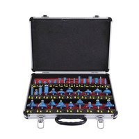 35Pcs 1 Set 1/4 Houtbewerking Frezen 1/2 Inch Frees Bits End Mill Cnc Graveermachine Tool