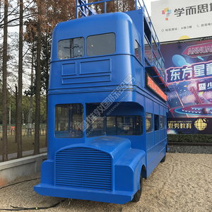 Autobús de dos pisos, carrito de comedor, remolques móviles para aperitivos, caravana, concesión, camión de comida, carrito de comida para helados - Product Image 4