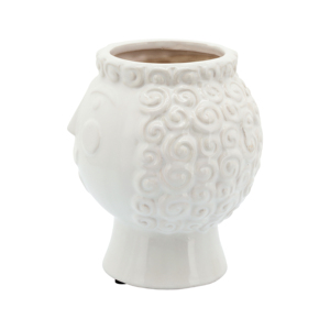Maceta de Cerámica con Diseño de Rostro para Plantas de Interior y Exterior, Decoración Moderna - Product Image 5