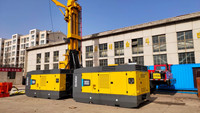 Compresseur d'air portable diesel Atlas Copco XAVS1800, moteur CAT, 14 bar, 1712cfm, 48m3/min, compresseur mobile pour forage de puits d'eau