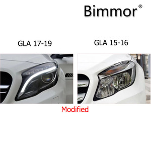 Phare modifié BIMMOR pour Mercedes Benz W156 phares halogène xénon <span class=keywords><strong>GLA</strong></span> classe 2017-2019 mis à niveau vers le feu avant au xénon - Product Image 6