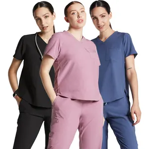 Yuhong Uniform Tenth Doctor Uniformes Design Personalizado Estampado Logo Stitch Nurse Uniforms For Hospital Medical Scrubs
