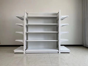 Kimham <b>Hot</b> <b>Wheels</b> Double-Sided Heavy Duty Supermarket <b>Display</b> Rack with 5 Shelves Epoxy Powder Coated Metallic Material - Product Image 5
