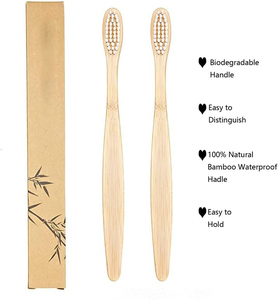 Échantillon Gratuit – Vente en Gros Personnalisée – Brosse à Dents Jetable Biodégradable Écologique Noire en Nylon Doux avec Soies au Charbon Actif - Product Image 3