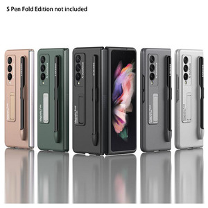 الفاخرة الأعمال المغناطيس طوي جراب هاتف 360 درجة واقية الهاتف غطاء حالة ل غالاكسي Z أضعاف 3 W22 مع حامل قلم - Product Image 6