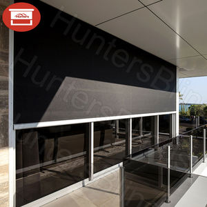 Persianas Enrollables Exteriores de PVC Transparente Impermeables con Cremallera Enrollable, Retráctiles Eléctricas <span class=keywords><strong>para</strong></span> Patio, con Instalación Integrada - Product Image 6