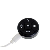 SWC-ROUND Kontrol Roda Kemudi Nirkabel Universal untuk Head Unit Multimedia Stereo Mobil – 10 Tombol yang Dapat Diprogram