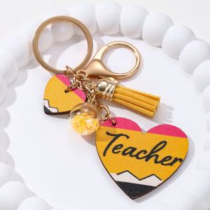 Porte-clés créatif en émail en forme de pomme, de cœur et de crayon <span class=keywords><strong>pour</strong></span> tableau noir en acrylique, idéal comme breloque de <span class=keywords><strong>sac</strong></span> <span class=keywords><strong>à</strong></span> <span class=keywords><strong>dos</strong></span> ou cadeau <span class=keywords><strong>pour</strong></span> amis - Product Image 5