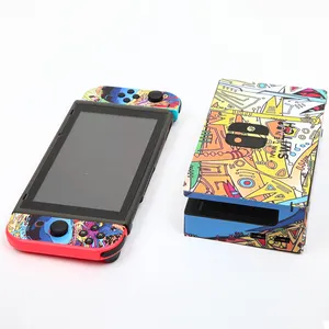 Personalizza il prodotto nin tendo switch oled console di gioco adesivi e pelli dolore antigraffio accessori da gioco a colori di bell'aspetto