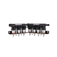 Nouvel injecteur de gaz GPL/GNC/GNL HANA H2001 de type rail DC 12V, robuste, pour toutes les voitures de tourisme Fiat, qualité export, métal, garantie 2 ans