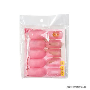 5 Pcs/Set Nail Crystal Nail Remover Set com dedo exposto e tamanho ajustável Plastic Finger Nail Remover Clip Tool - Product Image 4