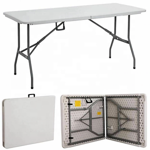 Robuster tragbarer rechteckiger Klapptisch aus ABS-Kunststoff für den Innen-und Außenbereich für den Innen-und Außenbereich - Product Image 1