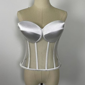 Corset transparent 3D sexy pour femme, avec lacets et rubans ajustables, idéal pour robe de mariée ou de soirée - Product Image 2