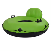 Installation récréative extérieure de l'eau de flotteur de PVC gonflable de tuyau simple résistant fait sur commande de rivière pour des amusements extérieurs
