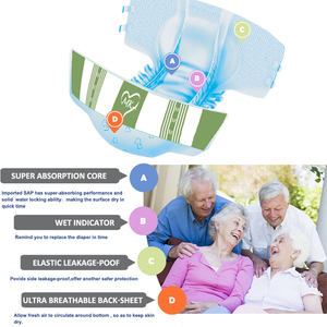 Couche pour adulte jetable OEM ultra épaisse à forte absorption, vente en gros - Product Image 2