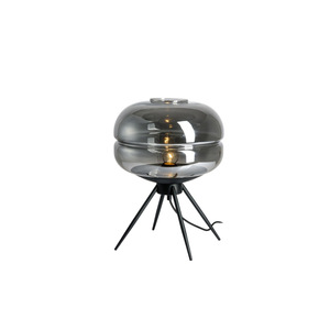Lámpara de mesa de cristal minimalista nórdica, bombilla incandescente E27, lámpara decorativa para sala de estar y dormitorio, diseño sencillo - Product Image 4