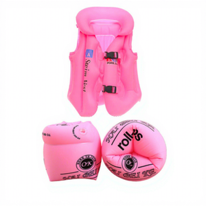 Vente en gros : Nouveaux gilets de sauvetage gonflables pour enfants, lot de 2, gilets de flottabilité et maillots de bain flottants – Aides essentielles à la natation - Product Image 6