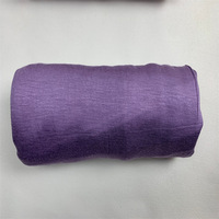 Châle en coton de couleur unie, élastique, hijab musulman de qualité supérieure, foulard en jersey pour femmes, foulard instantané islamique, foulard à double boucle