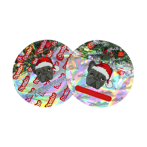 Custom Print Die Cut 3.5g Mylar Bags Irregular Special Shaped Plastic Childproof SmellProof Zipper <b>Packs</b> 4x5 Mylar Bag - Product Image 1