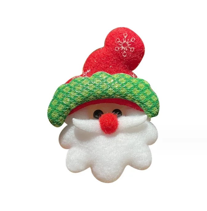 Spilla natalizia graziosa spilla di alce di peluche giapponese per bambini