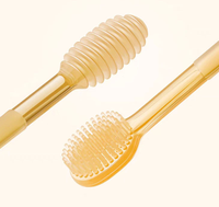 Ensemble de nettoyage buccal pour bébé, nettoyeur de langue en silicone PPSU, brosse à dents souple pour nourrissons avec étui de rangement pour les soins buccaux des nouveau-nés et des tout-petits