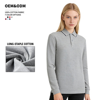 Nouveau Polo Homme Manches Longues Été 2026 Coton 220g ㎡   Vêtements amples personnalisés avec logo en gros