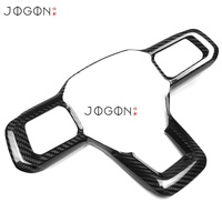 Cadre décoratif pour boutons de volant en fibre de carbone véritable pour Ford Mustang S650 GT Dark Horse 2024+ Accessoires intérieurs