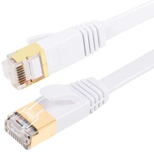 <span class=keywords><strong>Cable</strong></span> de Red Plano CAT7 con Revestimiento de PVC Duradero, Cobre Libre de Oxígeno, <span class=keywords><strong>Cable</strong></span> de <span class=keywords><strong>Internet</strong></span> de Alta Velocidad para Cámaras de Seguridad, Sistema IP, WiFi - Product Image 2
