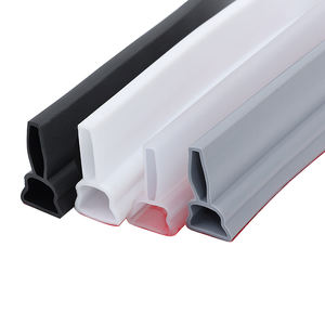 Ambang <span class=keywords><strong>Shower</strong></span> silikon kamar mandi, <span class=keywords><strong>Strip</strong></span> penahan air stopper banjir pintu bawah segel karet - Product Image 2