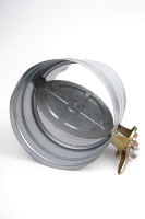 Contrôle de volume manuel pour conduit circulaire rond en acier galvanisé HVAC