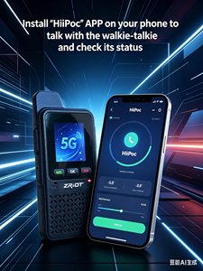 Radio bidirectionnelle portable sans fil 5G AI PoC LTE GPS SOS Android 5G/4G/LTE/WCDMA/<span class=keywords><strong>GSM</strong></span>/3G/2G ZRiOT IP55 - Product Image 2