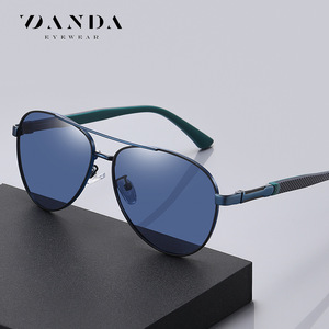 Danda Men's Polarized Sunglasses 6319 Metal <b>Frame</b> UV400 Protection Outdoor Driving Fishing Cycling - Product Image 2